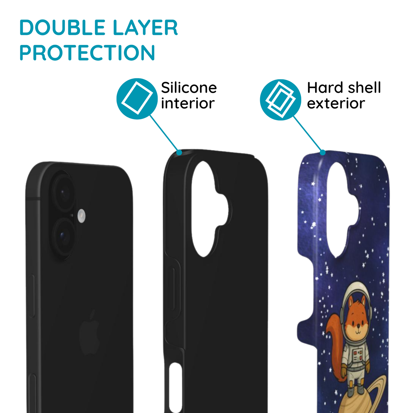 Squirrel & Saturn - MagSafe Tough Phone Case