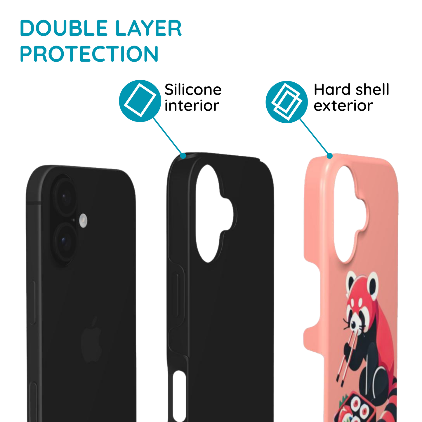 Red Panda & Sushi  - MagSafe Tough Phone Case