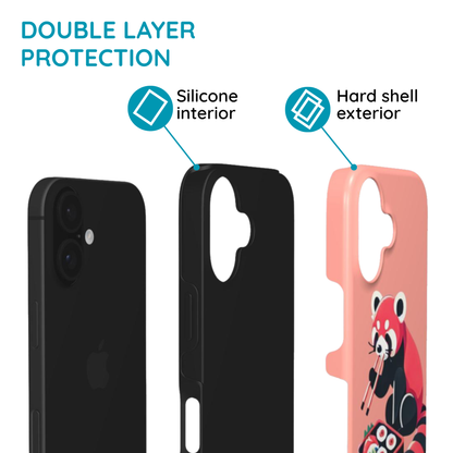Red Panda & Sushi  - MagSafe Tough Phone Case
