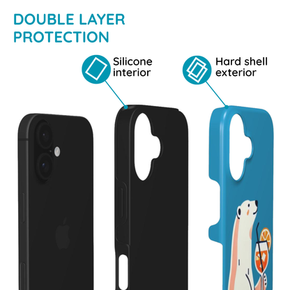 Polar Bear & Aperol Spritz - Tough Phone Case