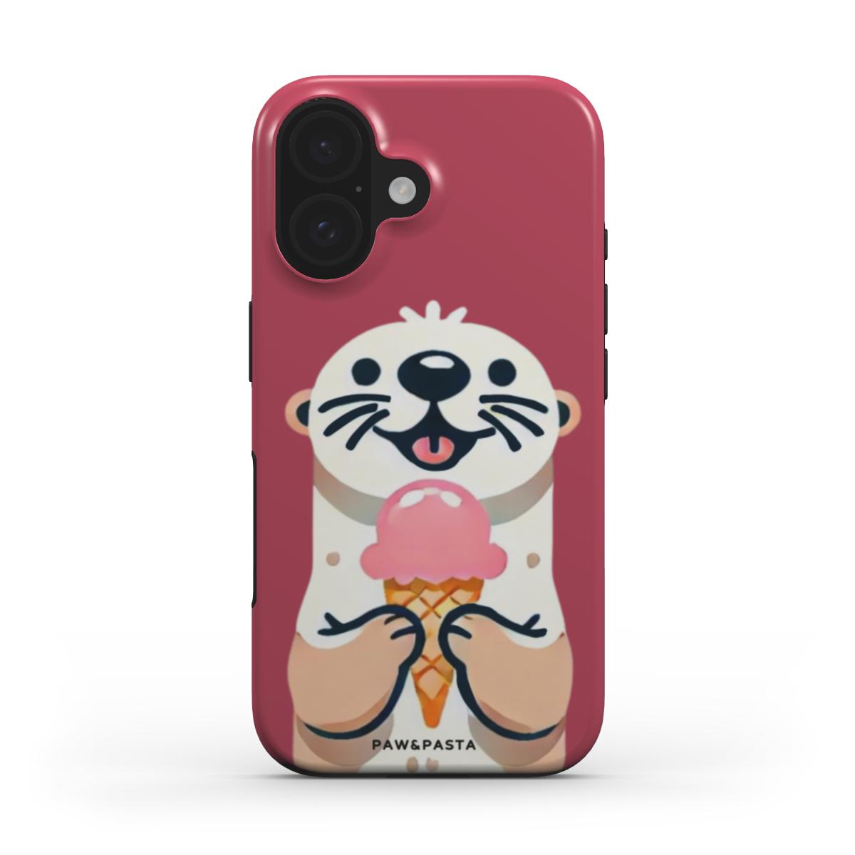 Otter & Ice Cream - Tough Phone Case