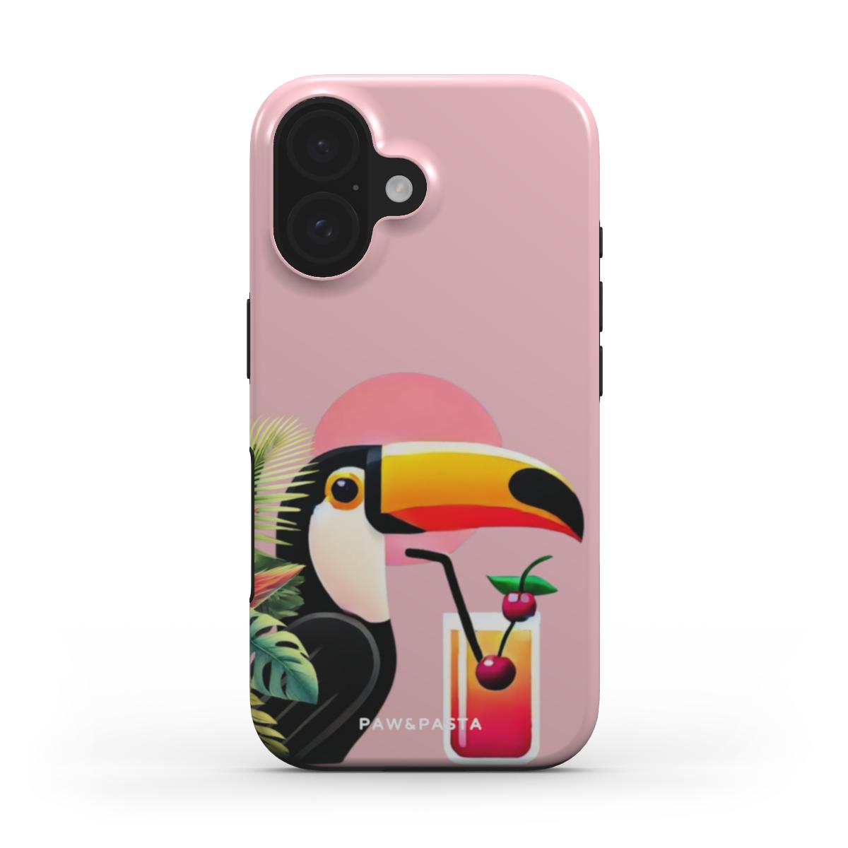 Toucan & Tequila Sunrise - Tough Phone Case