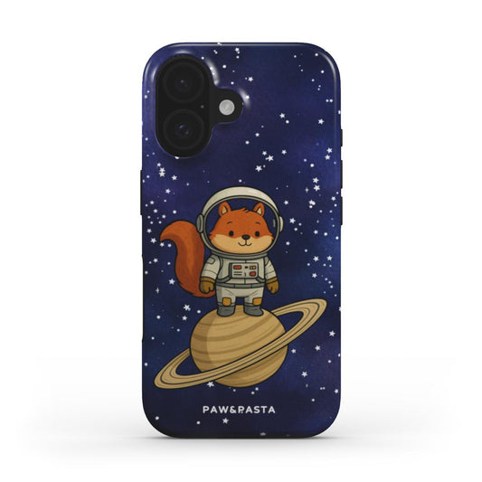 Squirrel & Saturn - Tough Phone Case
