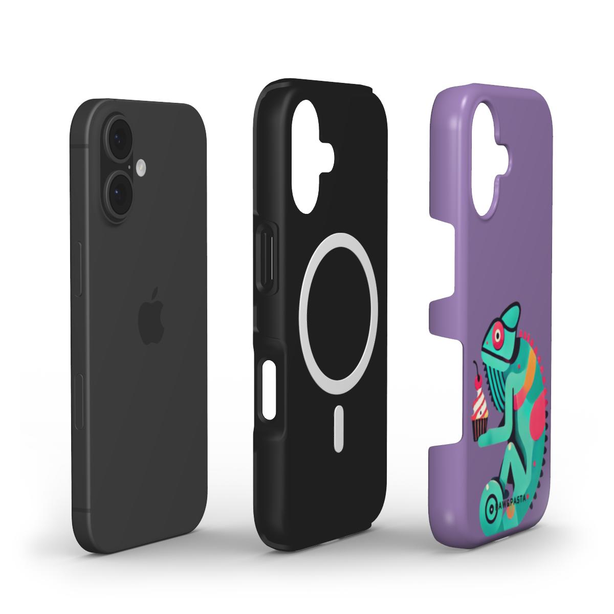 Chameleon & Cupcake - MagSafe Tough Phone Case | iPhone | Samsung | Google Pixel | Xiaomi