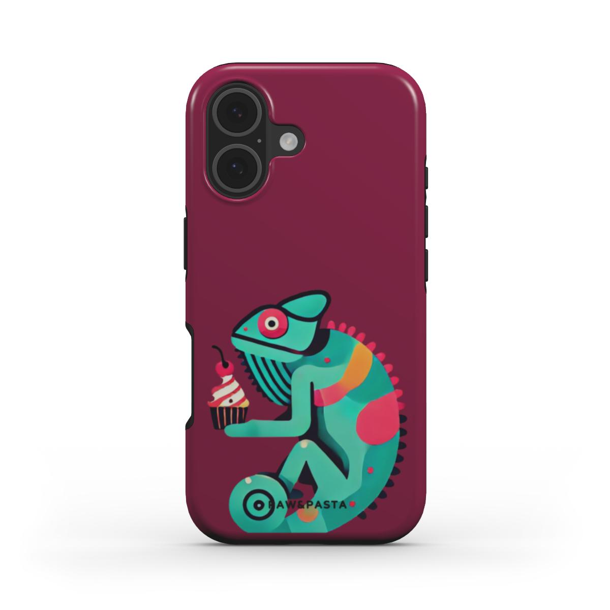 Chameleon & Cupcake - Tough Phone Case | iPhone | Samsung | Google Pixel | Xiaomi