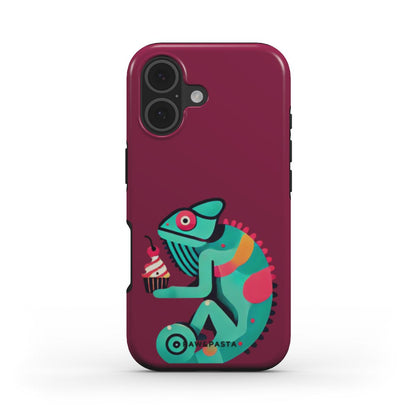 Chameleon & Cupcake - Tough Phone Case | iPhone | Samsung | Google Pixel | Xiaomi