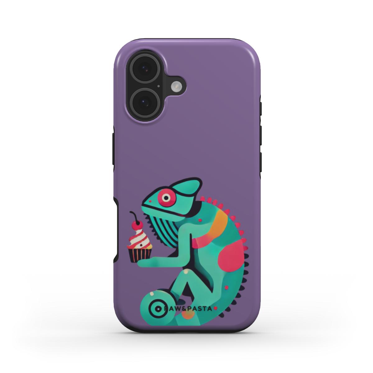 Chameleon & Cupcake - Tough Phone Case | iPhone | Samsung | Google Pixel | Xiaomi