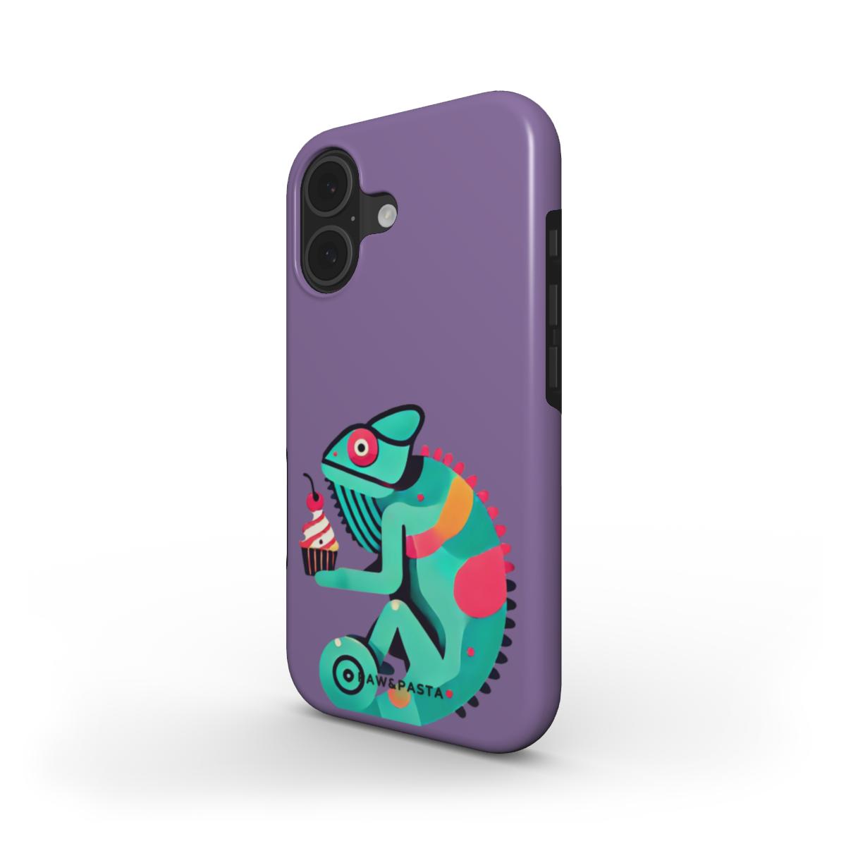 Chameleon & Cupcake - Tough Phone Case | iPhone | Samsung | Google Pixel | Xiaomi