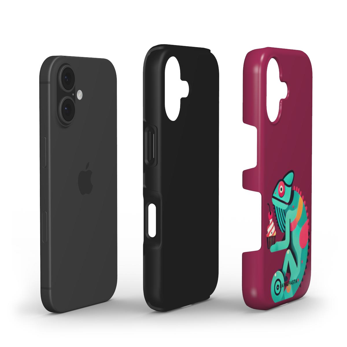 Chameleon & Cupcake - Tough Phone Case | iPhone | Samsung | Google Pixel | Xiaomi