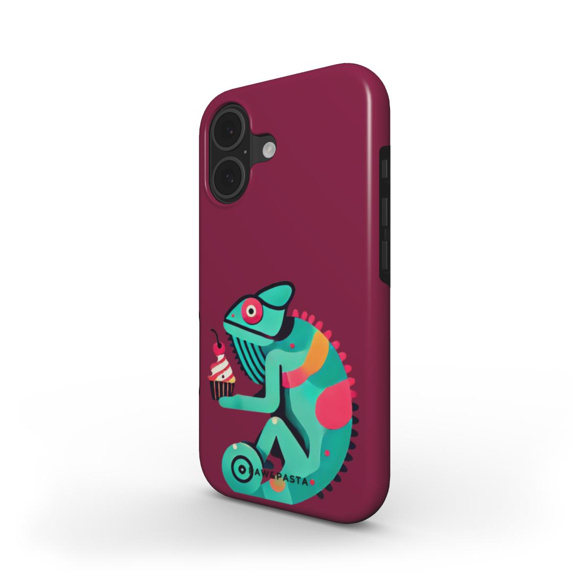 Chameleon & Cupcake - Tough Phone Case | iPhone | Samsung | Google Pixel | Xiaomi