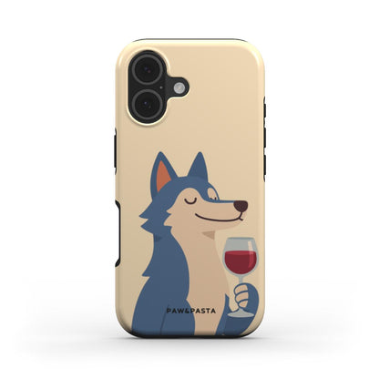 Wolf & Wine - Tough Phone Case | iPhone | Samsung | Google Pixel | Xiaomi