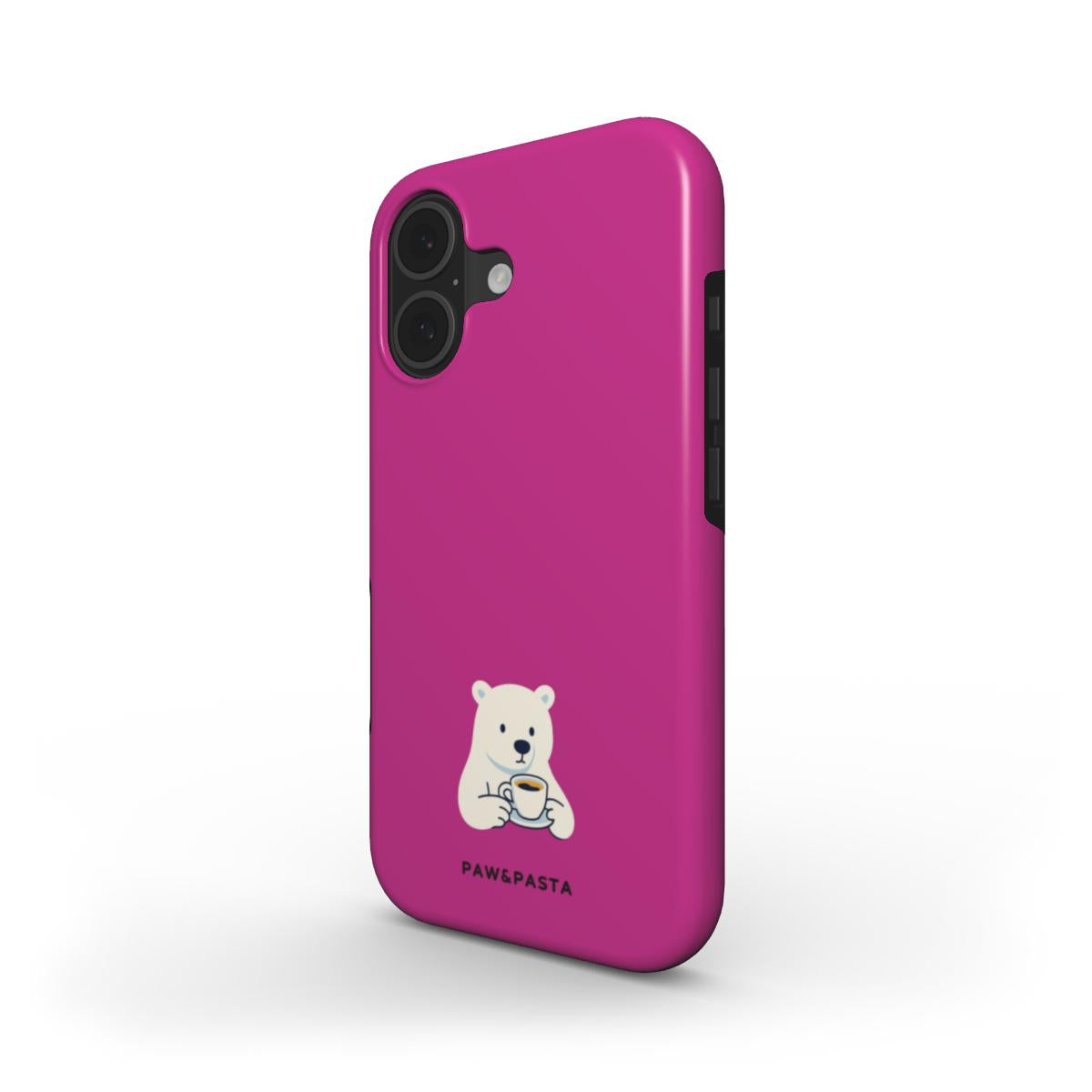 Polar Bear & Espresso - MagSafe Tough Phone Case Collection for Modern Smartphones