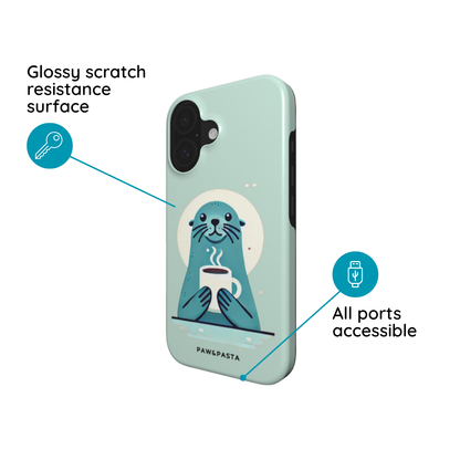 Seal & Coffee - MagSafe Tough Phone Case