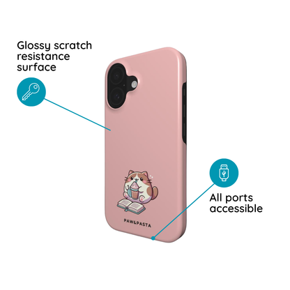 Cat & Milkshake - MagSafe Tough Phone Case