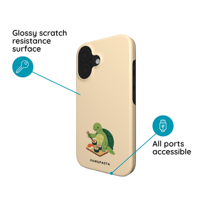 Turtle & Sushi - Tough Phone Case
