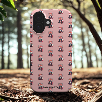 Red Panda & Bubble Tea - MagSafe Tough Phone Case