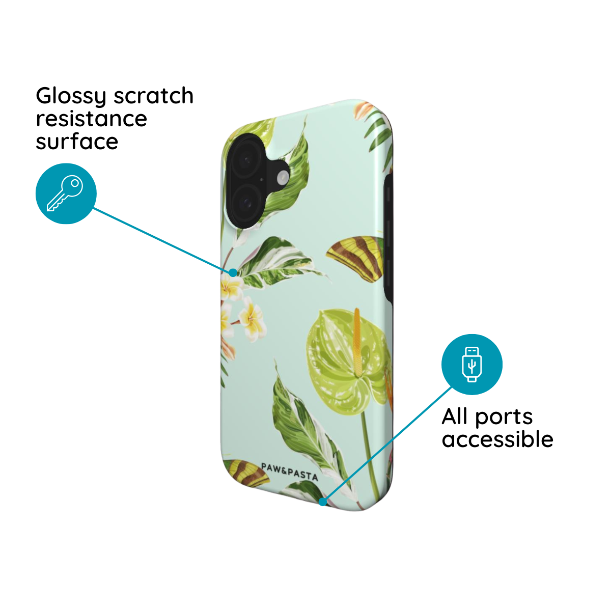 Flower Texture - Tough Phone Case