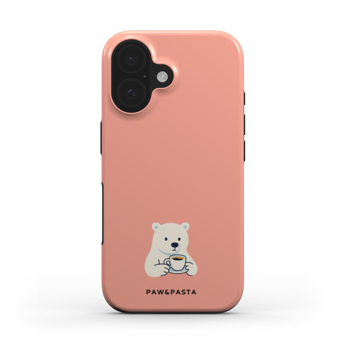 Polar Bear & Espresso - Tough Phone Case | iPhone | Samsung | Google Pixel | Xiaomi