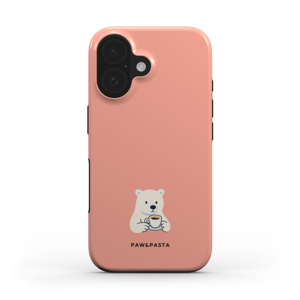 Polar Bear & Espresso - Tough Phone Case | iPhone | Samsung | Google Pixel | Xiaomi